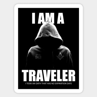 I am a Traveler Masonic Freemason Magnet